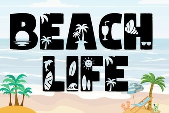 Creative Font Designs Inspired by Beach Life