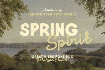 Discover the Spring Spirit Font for Creative Projects