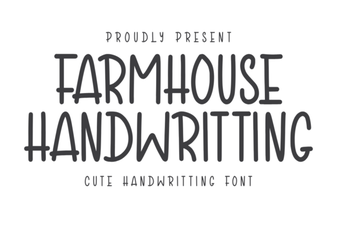 Farmhouse Fonts: Rustic Charm for Digital Projects