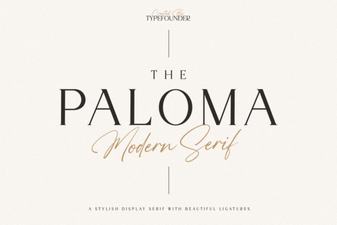 The Paloma Font: Elegant Design for Creative Projects